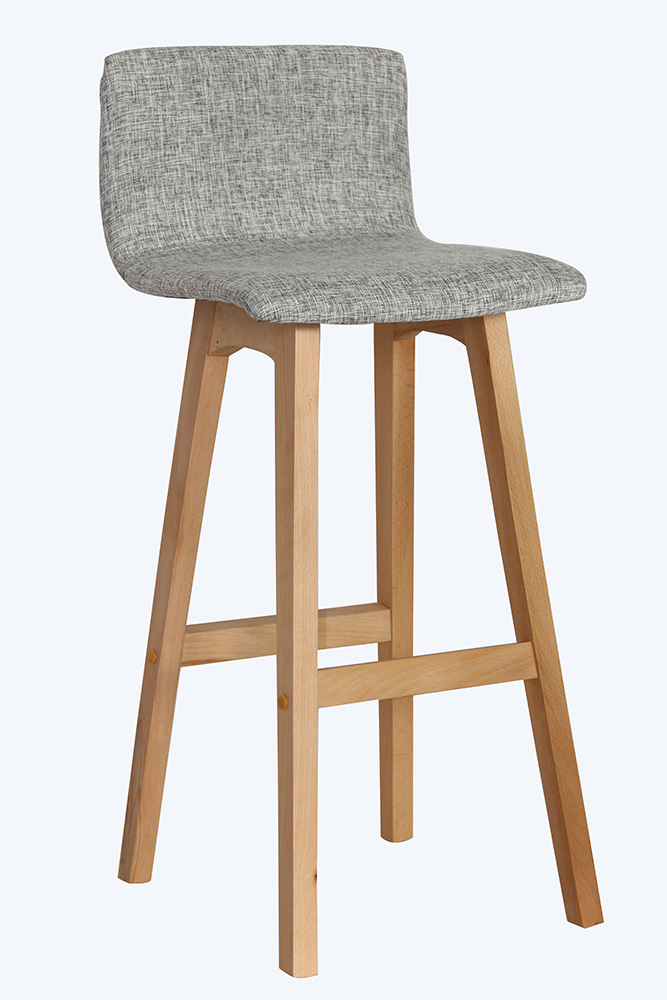Elyse Bar Chair - Pewter